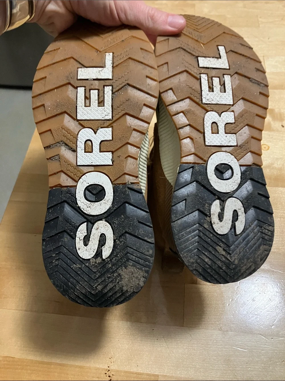 Sorel Kids Brown & Black Waterproof Duck Boots